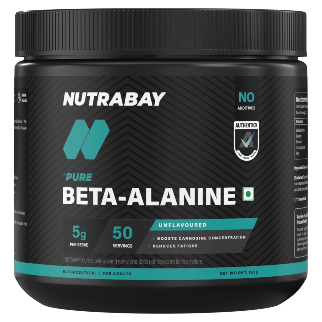Nutrabay Pure 100% Beta Alanine - Mautonta, 250g