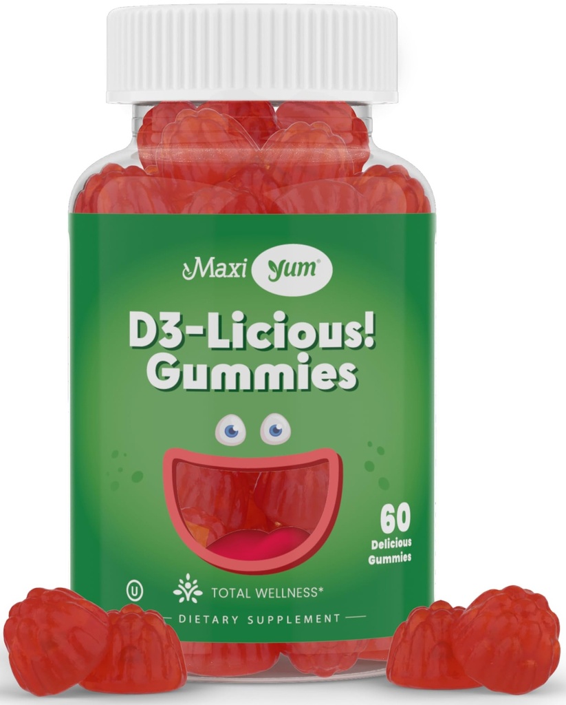 Maxi Health D-vitamiini Gummies (60 Gummie)