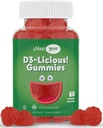 Maxi Health D-vitamiini Gummies (60 Gummie)