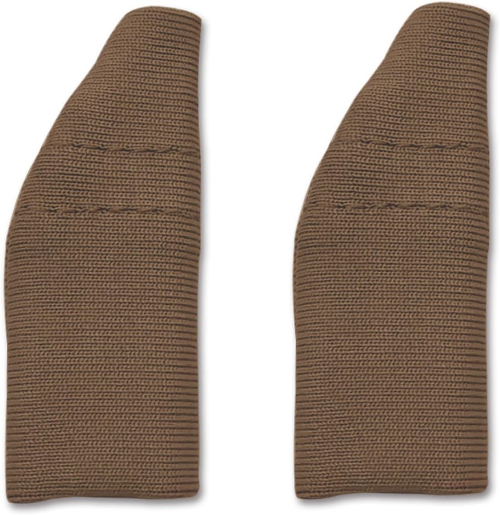 Hörapparaten täcker hörselförstärkare från svett, smuts och fukt, passar hörselinstrument 1.4 "till 1.6" (brun, L)