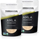 Terrasoul Superfoods Organic Amla Berry Powder (Amalaki), 2 Lbs - Rik i Antioxidant Vitamin C | Stöder immunitet