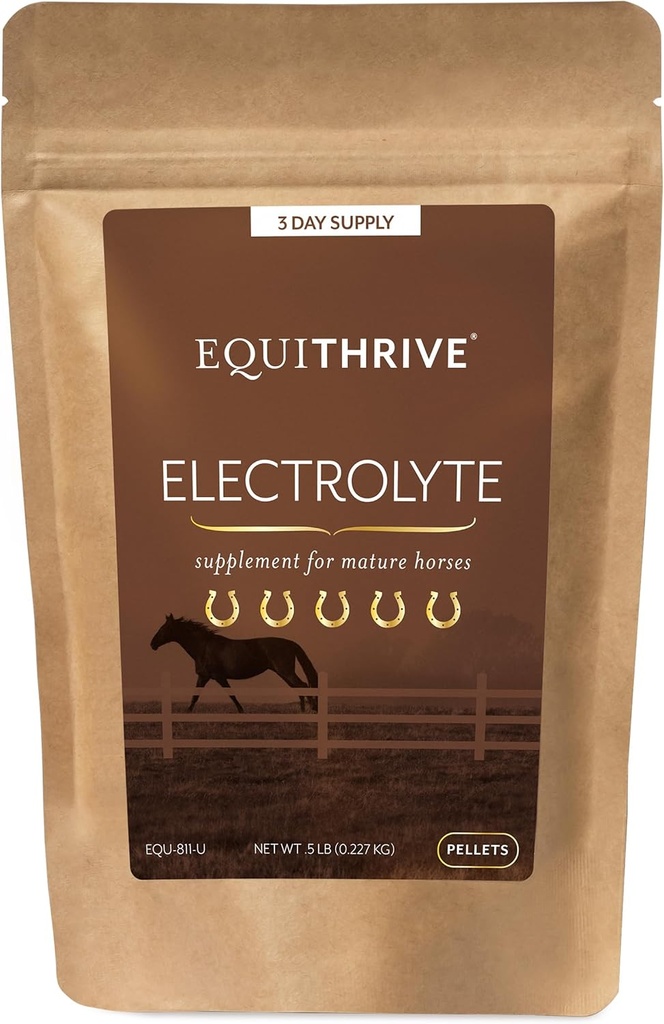 Jämför häst Electrolyte Pellets, Vitaminer och mineraler Supplement, Equine Feed Supplies for Training and Competition, .5 lbs, 3 Day Supply