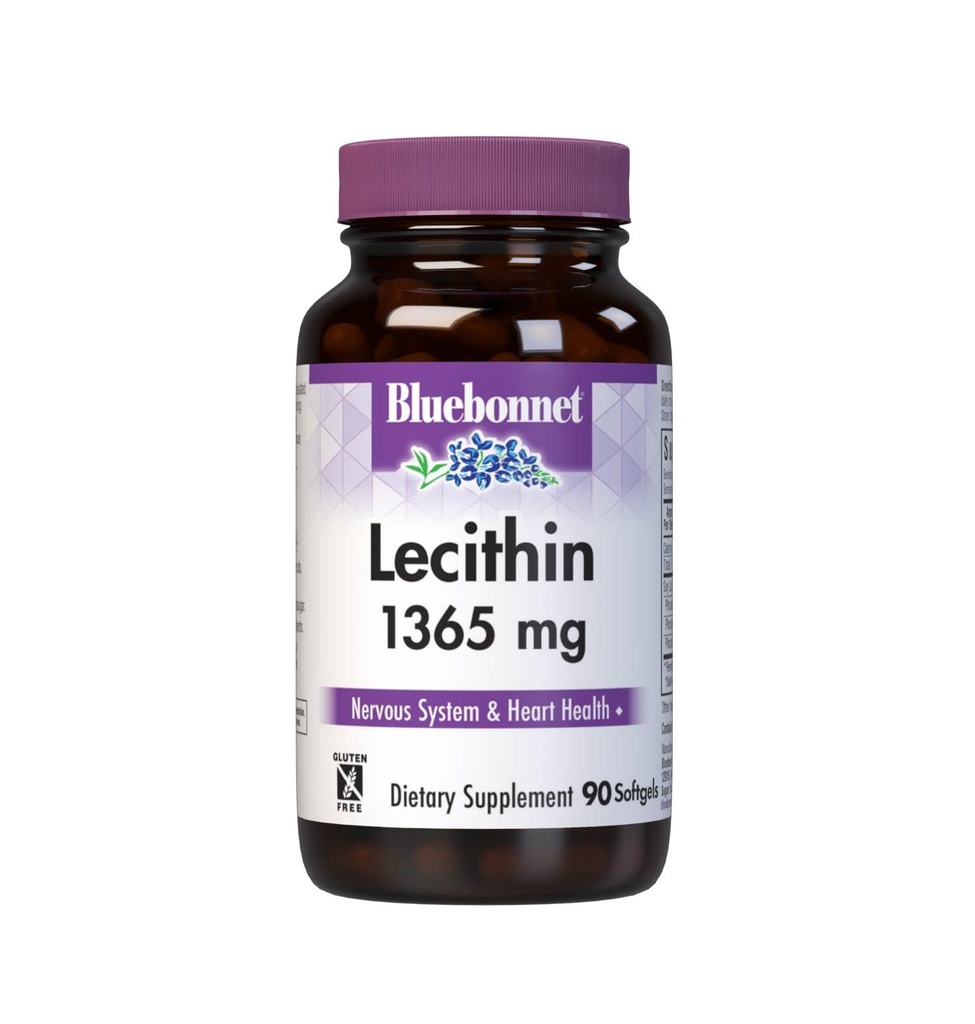 Bluebonnet Lecithin 1365mg, 90
