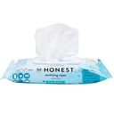 The Honest Company Fragrance Free Sanitizing Alcohol Wipes | Antibakteriell + Säker för händer | Dödar 99% av Germs, Made With Aloe | 50 greve (1 Pack)