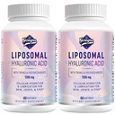 Liposomal Hyaluronic Acid lisäravinteet 1000 mg-korkea Biosaatavana Ruokavalio Hyaluronic Acid Kapselit- 200 mg Tremella Polysakkaridit kaksinkertainen vahvuus ihon nesteytys, Joint Voitelu,2 pakkaus