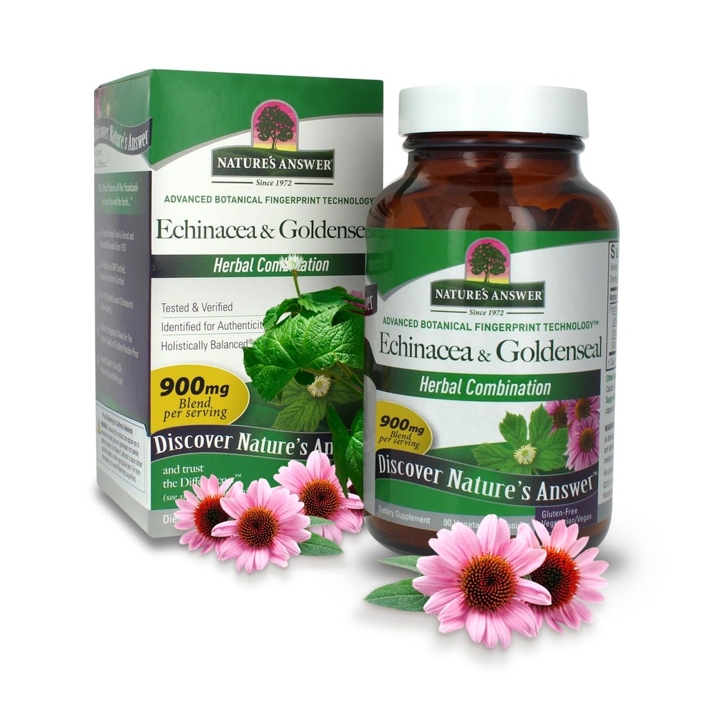 Luonnon vastaus Echinacea & Goldenseal 