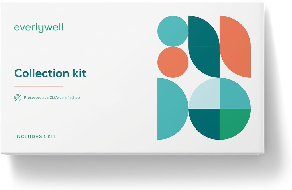 Everlywell Kilpirauhastesti - at-Home Collection Kit - Tarkat tulokset CLIA-sertifioidusta laboratoriosta Päivissä - Ages 18+