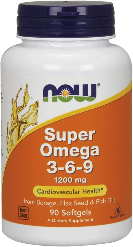 NYT Ruoka - Super Omega 3-6-9 1200 mg. - 90 Softgels