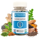 Styrka & kryddor - Thyroid Support, jodtillskott med Maca Root, Sea Kelp, Brasilien Nuts och Ashwagandha, 60 kapslar