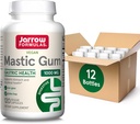 Jaarrow Formula Mastic Gum 1000 mg, ravintolisä ruoansulatuskanavan terveystukea, 120 kasviskapselia, 60 päivän toimitus, pakkaus 12