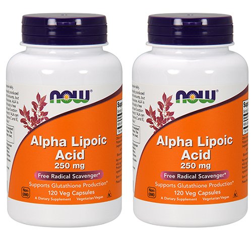 Nu livsmedel Alpha Lipoic Acid 250mg, 120 Vegetable Capsule (2 Pack)