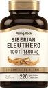 Piping Rock Siperia Eleuthero juurikapselit 1600 mg ... 220 Count...