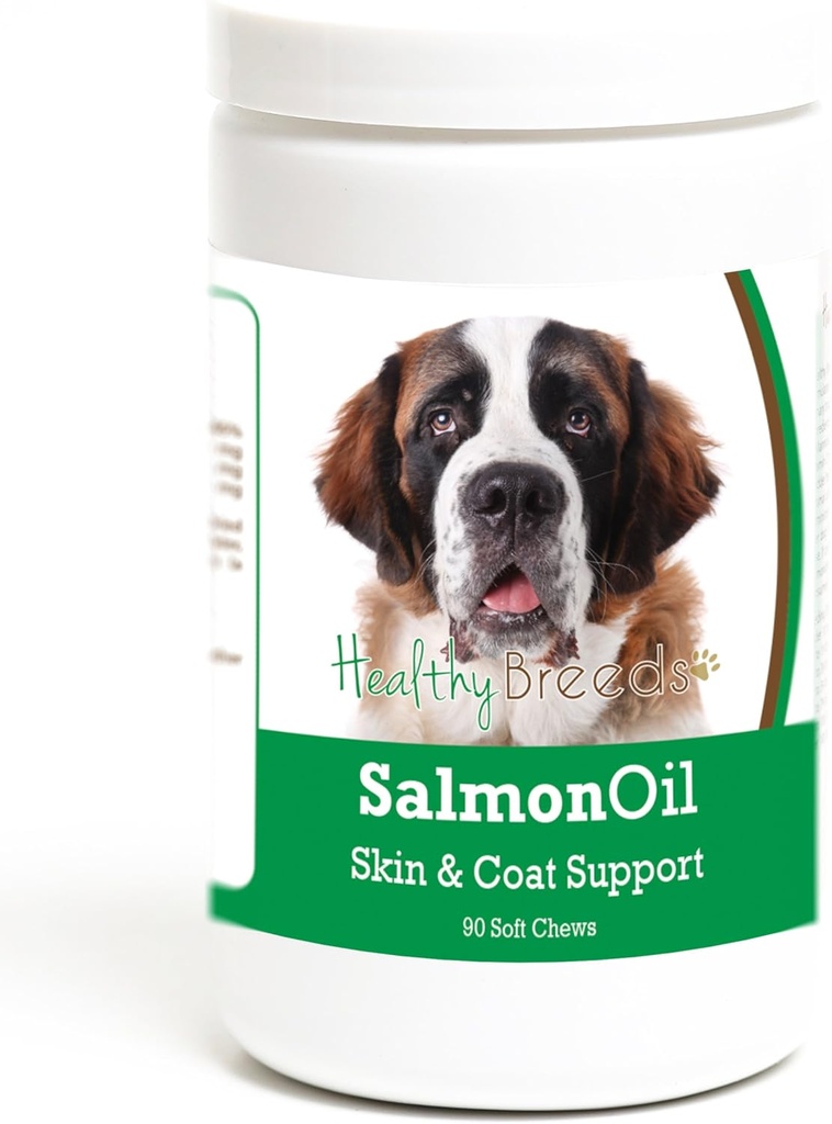 Terveellinen rotu Saint Bernard Salmon Oil Soft Chews 90 Count