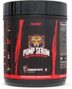 Stora kosttillskott Pump Serum, Stim Free Pre Workout och Nitric Oxide Booster för att förbättra fokus, pumpar, Fulness med ingen koffein, L-Citrulline, GlycerPump, L-Tyrosine, Nitrosigine (Strawberry Mojito)