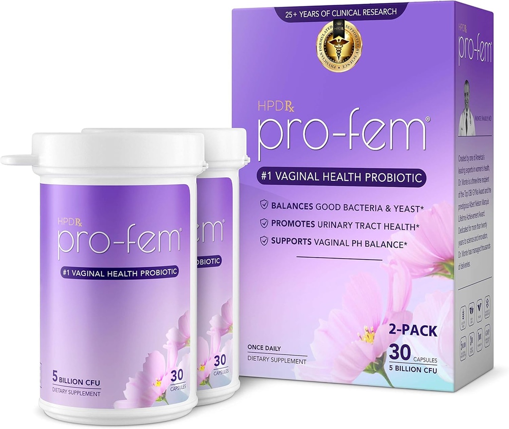 HPD Rx Pro-Fem #1 Vaginaalinen terveys Probiootti ...