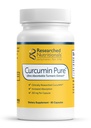Tutkitut ravintoaineet Curcumin Pure - Kliinisesti tutkittu Curcumin Extract, 46x Lisää Absorbable kuin perinteinen Turmeerinen uute (60 vegaaninen turmeerinen kapselit)