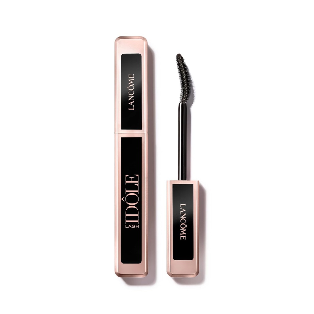 Lancôme Lash Idôle Lash-Lifting & Volumizing Mascara - Musta Mascara pikatilavuudelle, pituus ja nosto - Smudge Proof & up to 24H Wear - Musta