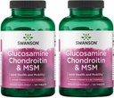 Swanson Glukosamiini Chondroitin & Msm 500/400/200 Milligrammaa 120 Tabs (2 pakkaus)