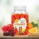 Lapset C-vitamiini - Immuunijärjestelmän Booster Gummies karhu muotoiltu - Immuunijärjestelmän tuki vitamiinit täydentää aikuisille ja lapsille - C-vitamiini & Acerola uute, 60