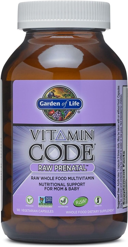 Puutarha Life-vitamiini koodi Raaka prenataali