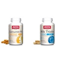 Jarrow Formulas Curcumin 95 500mg - Upp till 120 portioner (Veggie Caps) & Milk Thistle 150 mg med 30:1 Standardiserad Silymarin Extract