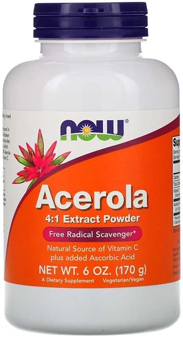 Acerola Powder 41 Extract Powder - 6 oz (170 grammaa)