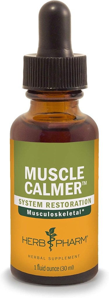 Herb Pharm Muscle Calmer Nestemäinen kasviperäisten Formula Muskuloskeletal System Support - 1