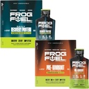 Frog Fuel Power Energized Protein & Ultra Energized Pre workout Shot Bundle, 1500 mg Beta Alanine, 15g Protein Nano-Hydrolysed Grass Fed Collagen, Pre & Post Treen, 1.2 oz Packets, 48 Pack
