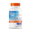 Doctor's Best Hyaluronic Acid with Chondroitin Sulfate, jossa on BioCell Collagen, Ei-GMO, Gluteeniton, soijaton, Joint Support
