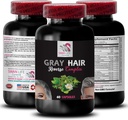Biotin, dynamisk färg - GRAY HAIR REVERSE - förnyat hår utseende, hår glöd, färsk vibrancy, färg re-energizer, frodigt hår, strålande glans, hår gnista, vitalisera formel 1 flaska 60 kapslar