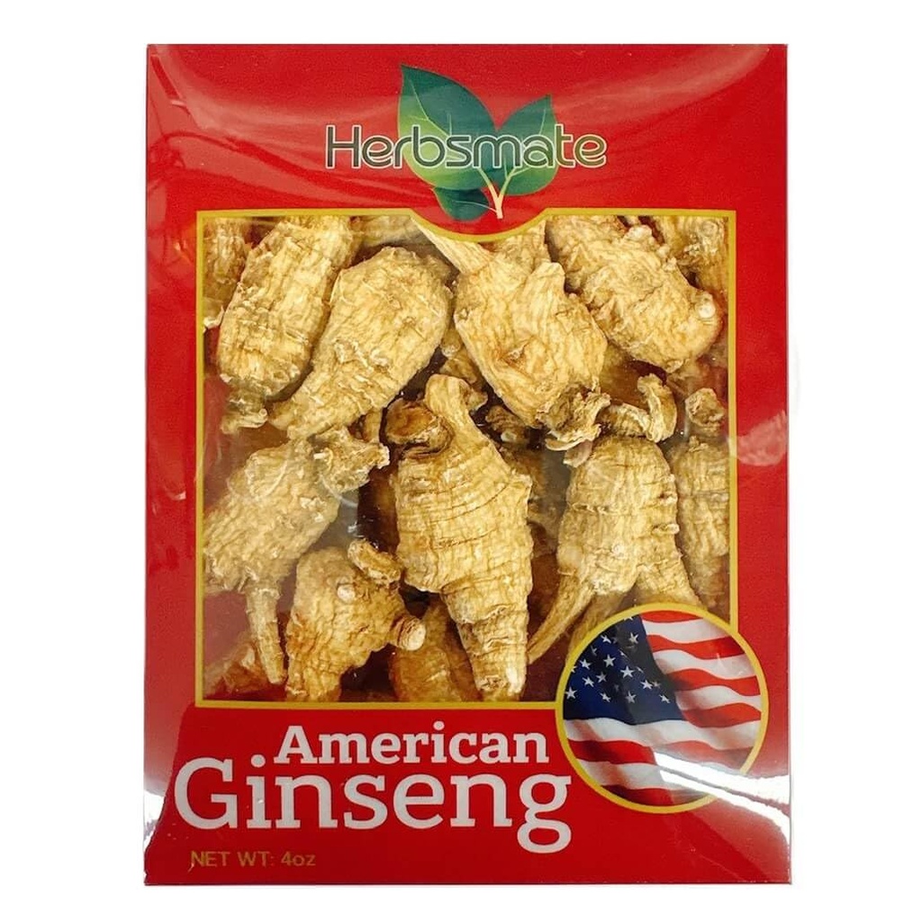Käsin valittu Grade American Ginseng Medium Round Size (4 Oz. Box)