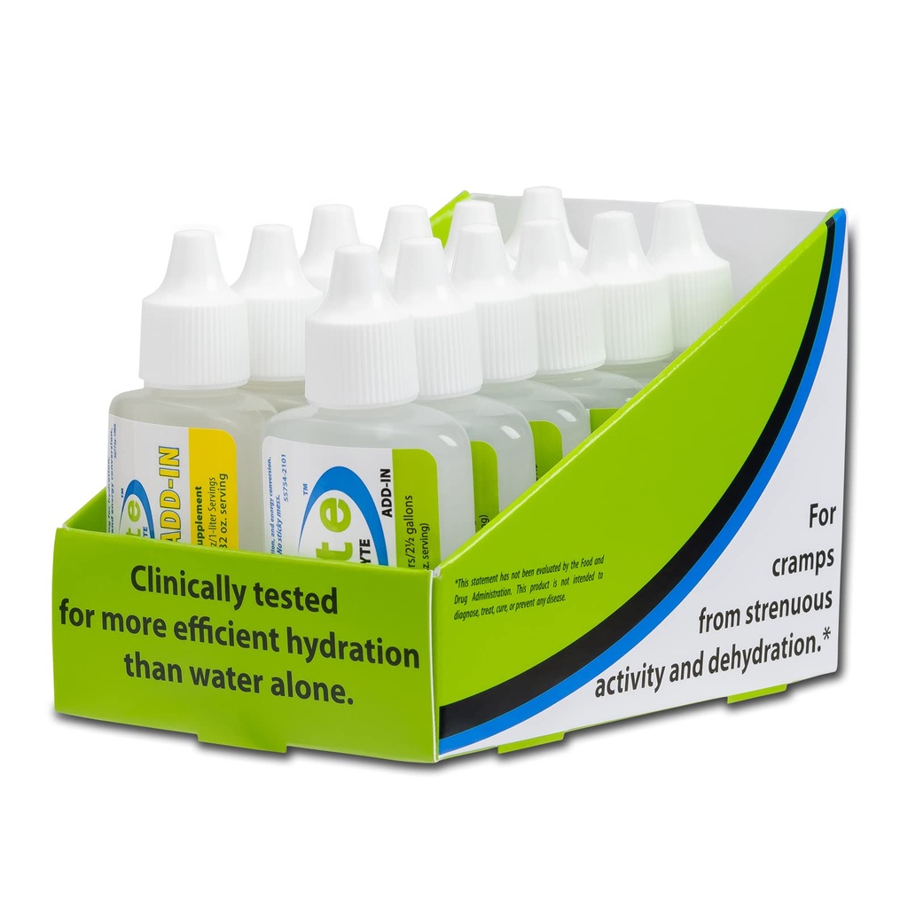 Elete Elektrolyytti-lisäneste- tipat natrium-, magnesium-, kalium- ja trace-mineraalit ... 6 pakkaus aromittomia taskupulloja & 6 pakkaus sitruunan makuisia taskupulloja 24,6 ml