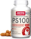 Jarrow Formulas PS100 Phosphatidylserine 100 mg, kosttillskott för hjärnhälsa och kognition stöd, 30 Softgels, 10-30 dagars leverans