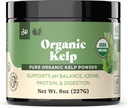 Organic Kelp Powder Supplement - Bulk Raw, Dry, Pure Sea Kelp Seaweed Powder 8oz 75 Tarjoilu Kilpirauhasen, Jodi, & Digestio