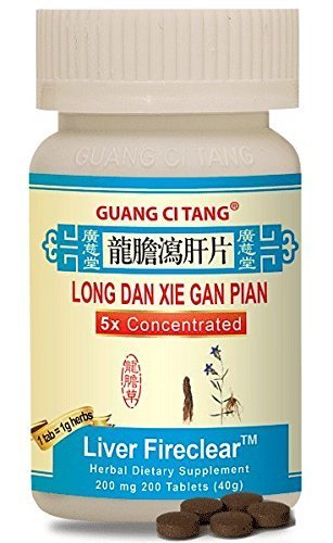 Pitkä Dan Xie Gan Pian (Wan) 200 mg 200 tablettia Guang Ci Tang