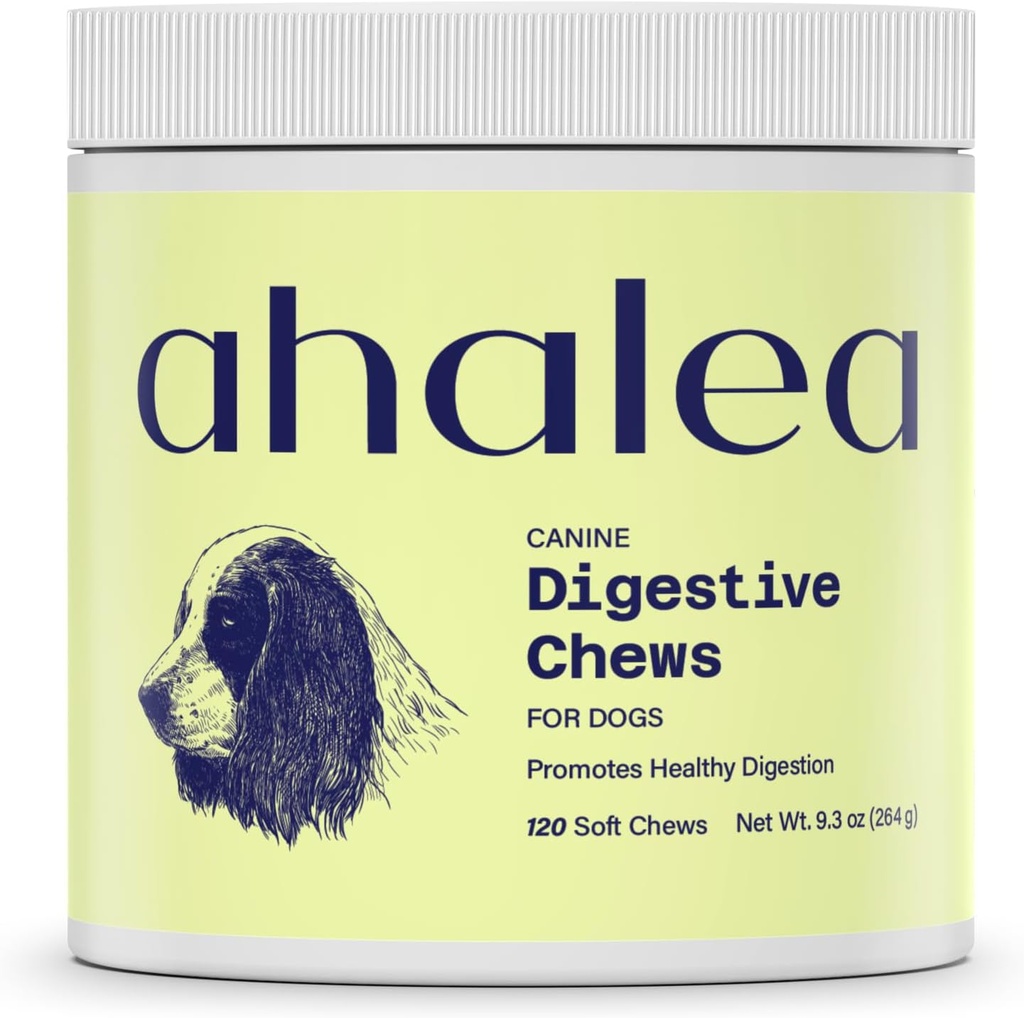 120 tt. Probiootit koirille- Dog Probiootit Ruoansulatuskanavan, tuki Gut Health, ripuli, Ruoansulatuselimistön ja sesonki Allergies, 264 gram 2 miljardia PMY