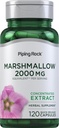 Piping Rock Marshmallow Root Supplement | 2000mg | 120 kapslar | Herbal Concentrated Extract | Non-GMO, Gluten Free
