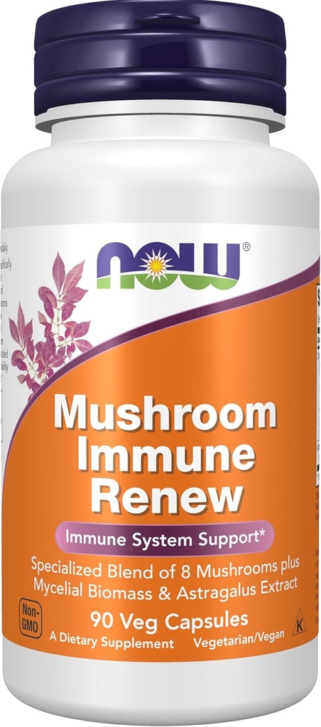 NOW Foods Supplements, Immune RenewTM med Astragalus Root Extract, Immune System Support*, 90 Veg Capsules