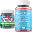 Sokeriton fosfatidyyliseriini Gummies lapsille + Fiber Gummies aikuisille