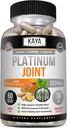 Kaya Naturals Platinum - Nature Made Bioperine, Glukosamin, gurkmeja med Boswellia, friska antioxidantegenskaper, gurkmeja Curcumin 1334mg - 60 kapslar