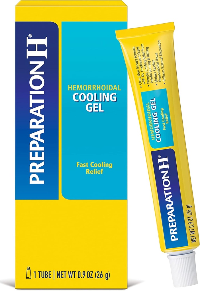 Valmistelu H peräpukamat Jäähdytys geeli Aloe nopeasti epämukava helpotus - 0,9 Oz Tube