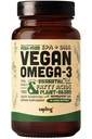 Vegan Omega 3 täydennysosa - kasvipohjainen DHA & EPA rasvahapot - Carragenan ilmaiseksi, Vaihtoehto kalaöljy, Tukee sydäntä, aivot, Yhteinen terveys - kestävästi lähdetty Algae - 60 Softgels