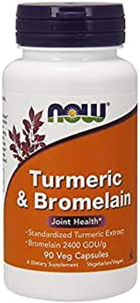 Nyt Turmeric & bromelain, 90 kasviskapselia