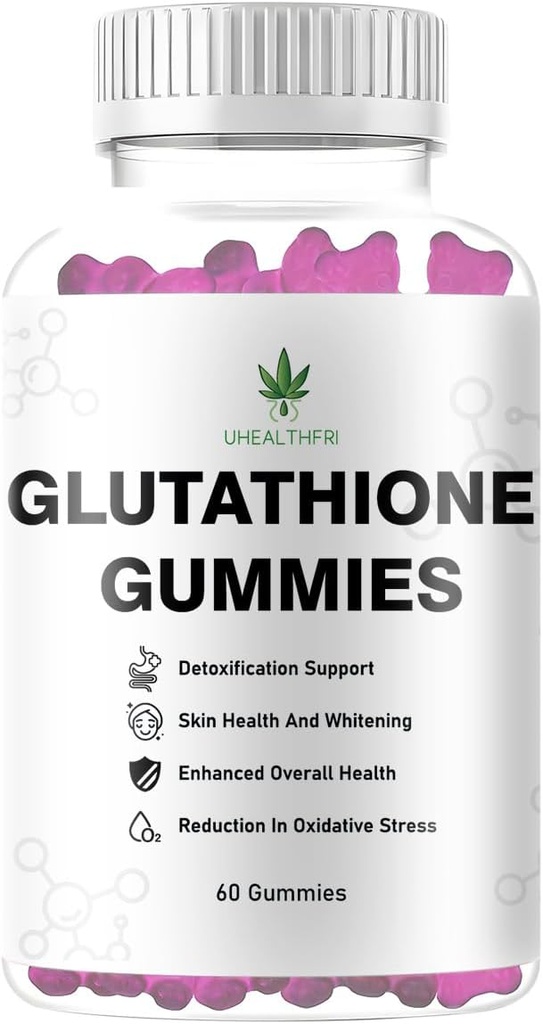 Glutatione Gummies - ihon valkaisu täydentää naisten ja miesten ei-GMO Gluteeniton Gluteeniton Collagen Glow Gummies hiusten ihon kynnet Lihas ja nivelet (1)