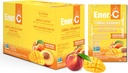 Ener-C Peach Mango Multivitamiini Drink Mix Powder C-vitamiini 1000 mg & Elektrolyyttejä Real Fruit Juice Natural Energy & Immuuni tuki naisille ja miehille - ei-GMO Vegaani & Gluteeniton - 30