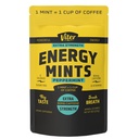 Viter Energy Extra Strength kofeiiniton mints 80mg kofeiini, B-vitamiinit, sokeriton. (Peppermint, 8oz, Bulk Bag)
