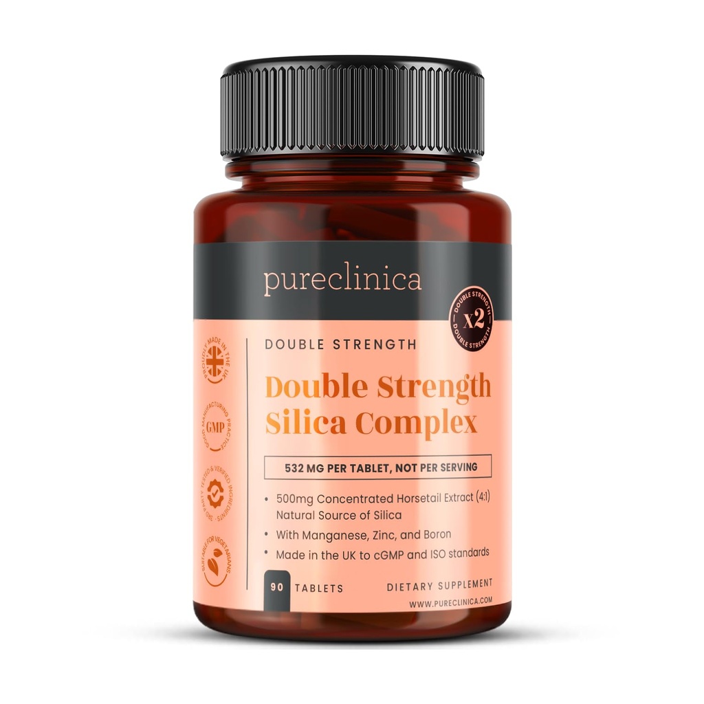 Double Strength Silika Complex 3 kuukauden toimitus! (2000mg Horsetail Extract x 90 tablettia)