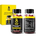 Parta Club Biotin Parta Kasvu Vitamiini Gummies - Hiusten täydentää miesten - vitamiinit B12, E, & C tukemaan Thicker Fuller Näyttävät kasvot hiukset - mansikka Gummy