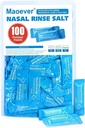 Neti Pot Salt Packets - 100 Yksittäin pakattua suolapakkausta nenänpesuun...