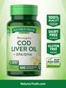 Nature's Truth Norwegian Cod Liver Oil Dietary Supplement - 100 Softgels, 6 pakkaus